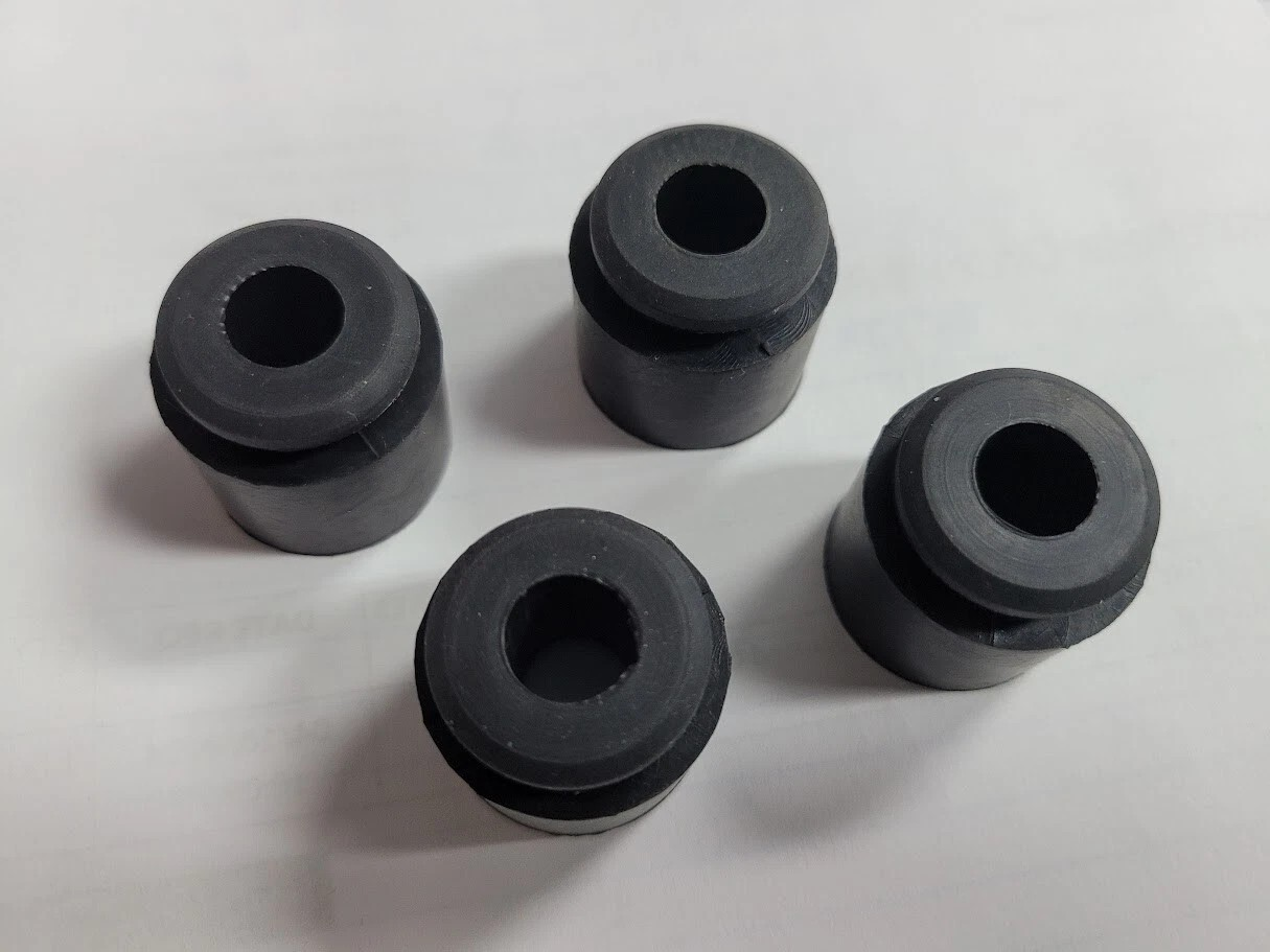 Compressor Rubber Feet, Anti-Vibration Pad, 4pcs pack, 1"Wx1.1"H,Black,CRF4 For Tecumseh(pic1) Compressor Rubber Feet, Anti-Vibration Pad, 4pcs pack, 1"Wx1.1"H,Black,CRF4 For Tecumseh(pic1)