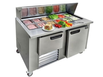    Salad Prep Tables